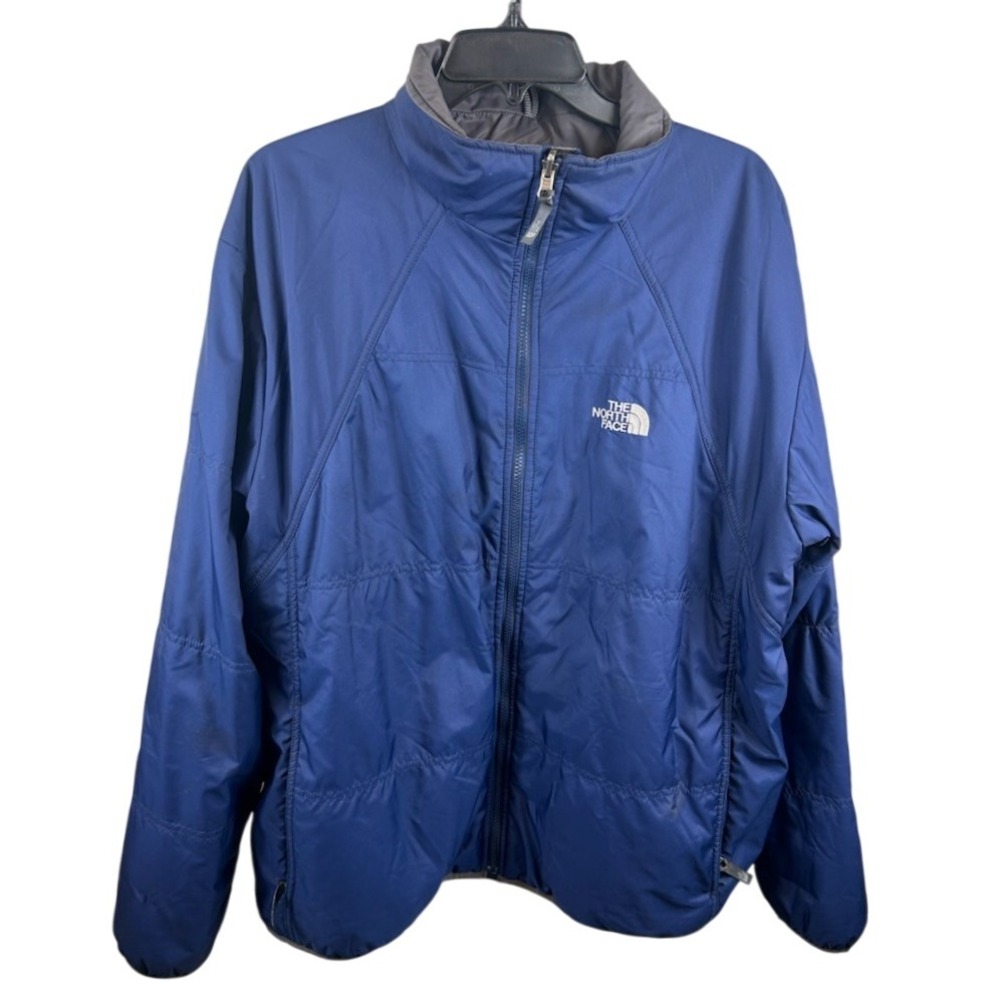 The North Face Puffer Jacket Men's Size XL Blue Full Zip